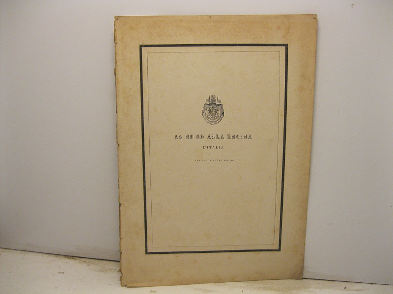 Al re ed alla regina d'Italia. XXX dalla morte del re